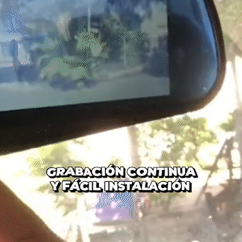 RETROVISOR CON CÁMARA DELANTERA Y TRASERA